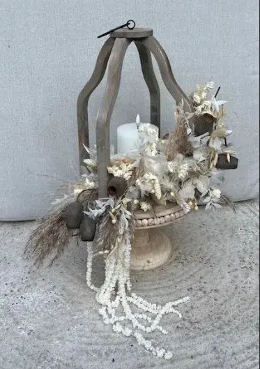 Mini Dried Flower Lantern Workshop for Savannah Speech & Hearing Center