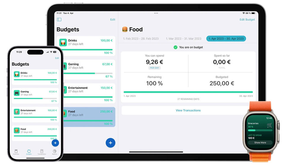money coach budgeting app screenshot