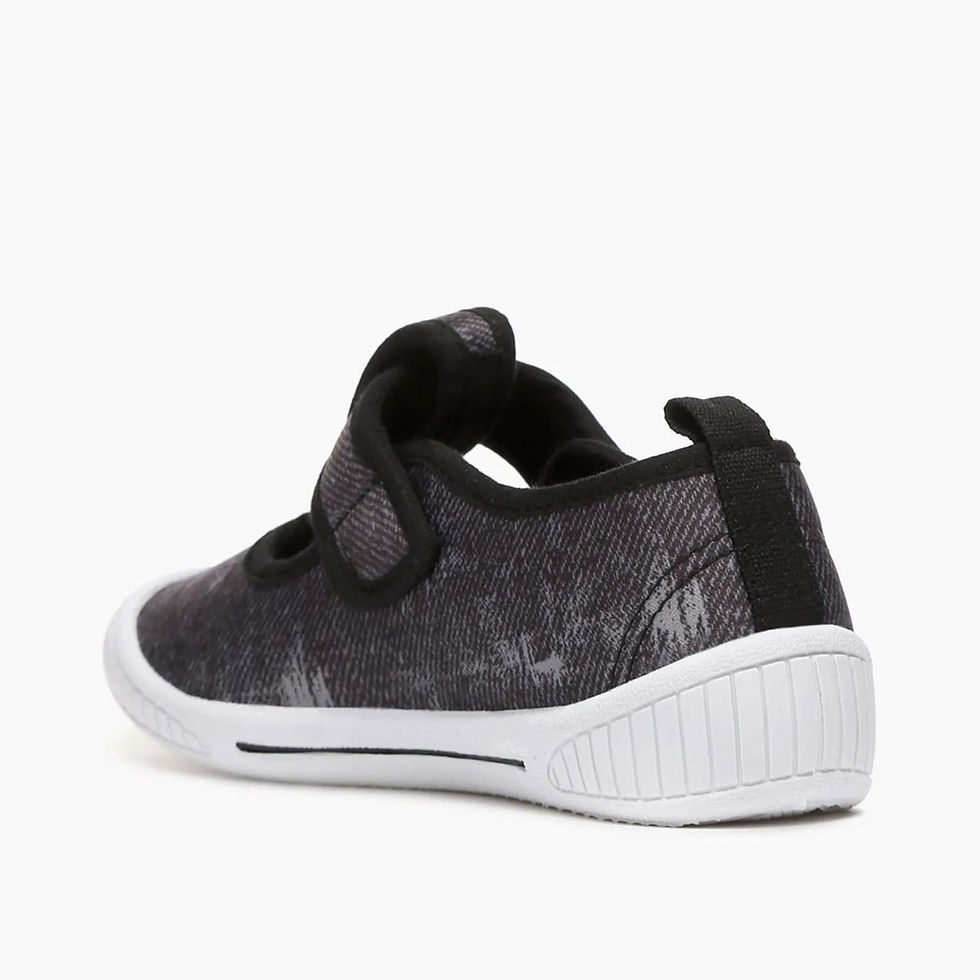 Thumbnail: Black slippers with velcro
