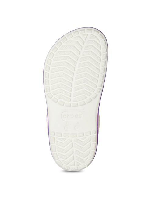 Thumbnail: Crocs Unisex Crocband White Back Strap Clogs