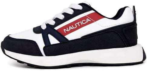 Nautica Kids Boys Casual Lace-Up Fashion Sneakers