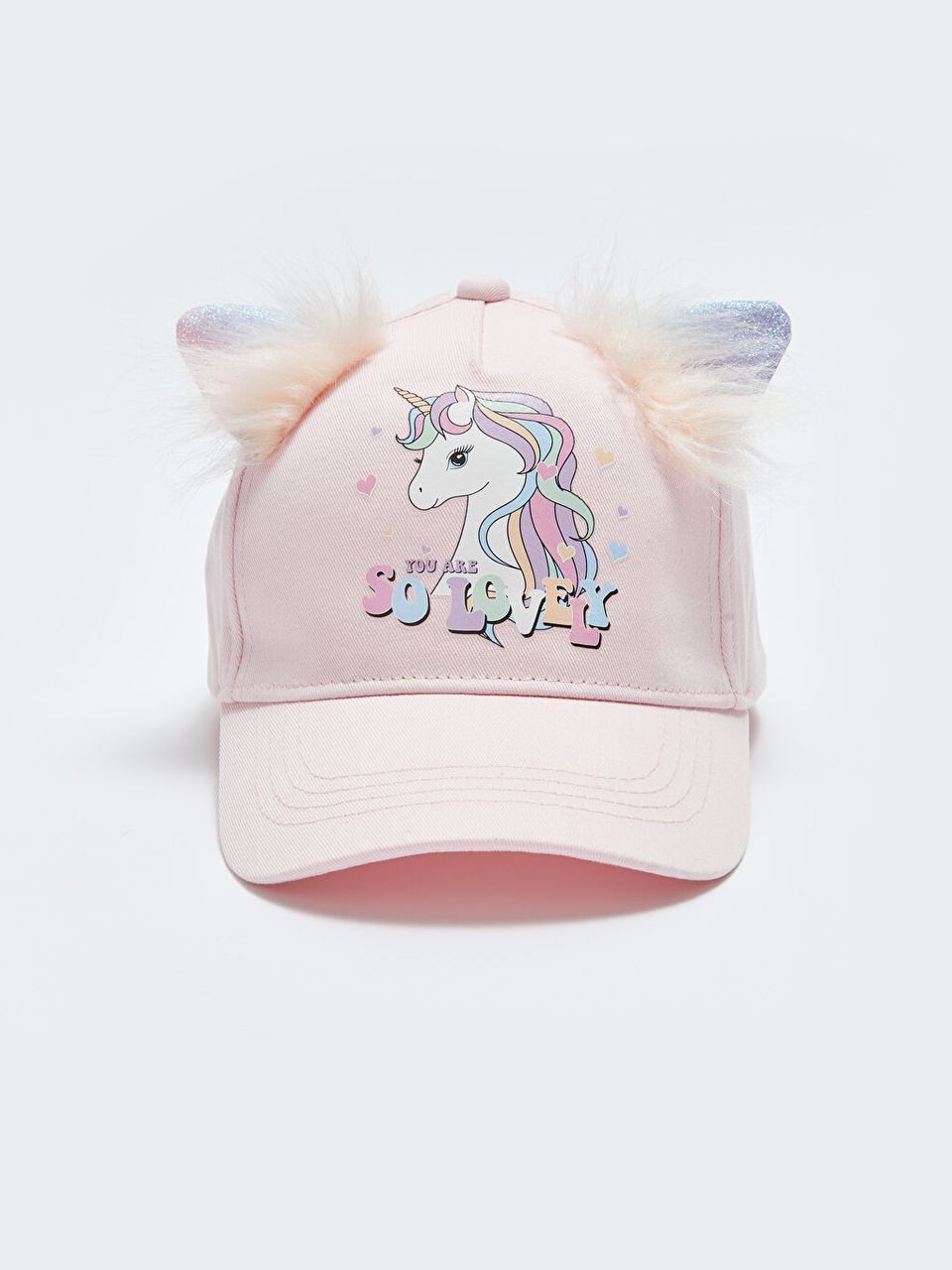 LC Waikiki ACCESSORIES Printed Girl's Unicorn Log Cap face Cap