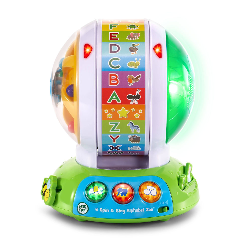 Thumbnail: LeapFrog Learn & Groove,Spin & Sing Alphabet Zoo Spinner-Toy