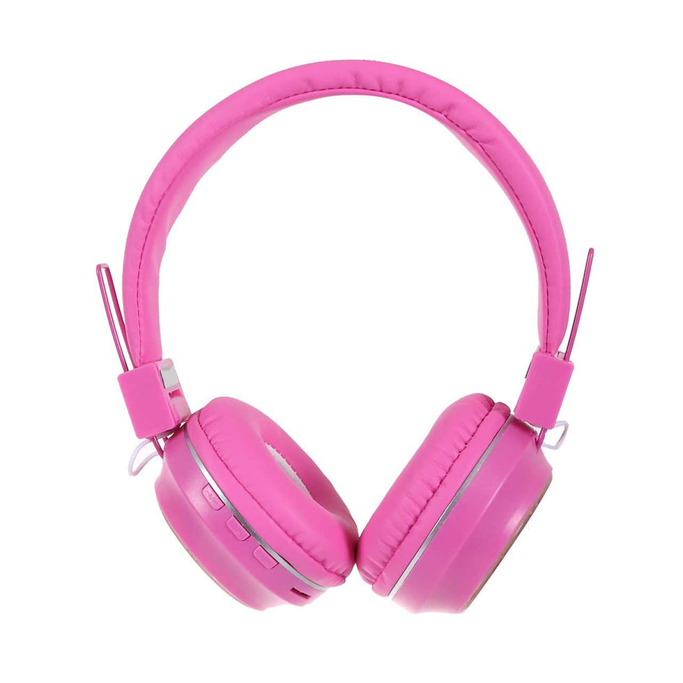 Thumbnail: Barbie Style Bluetooth Wireless Headphones for Kids