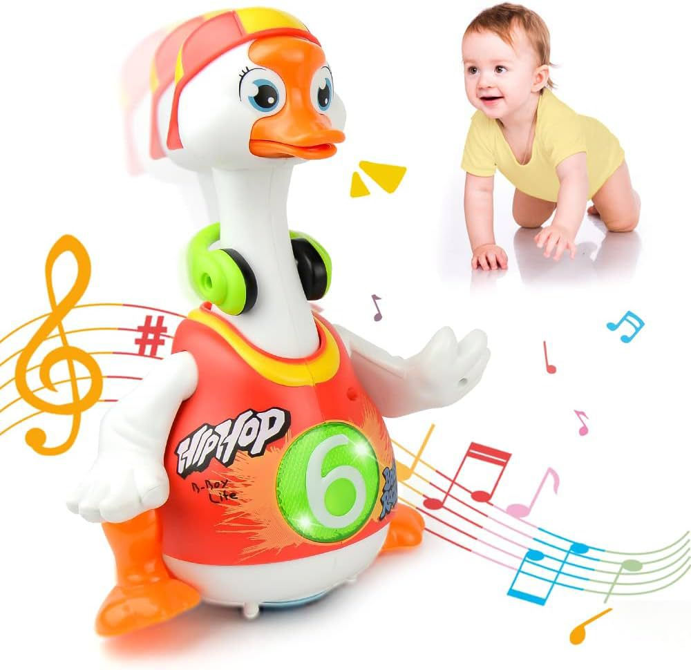 Hola Dancing Goose With Music & Lights Learning Educational Toy for Baby Infant