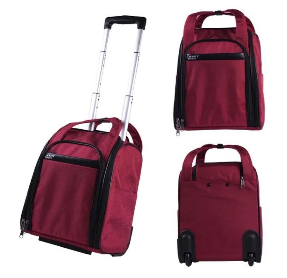 Thumbnail: Hawk Mini Duffel Large Capacity Suitcase Trolley Bag for Children, Men & Women