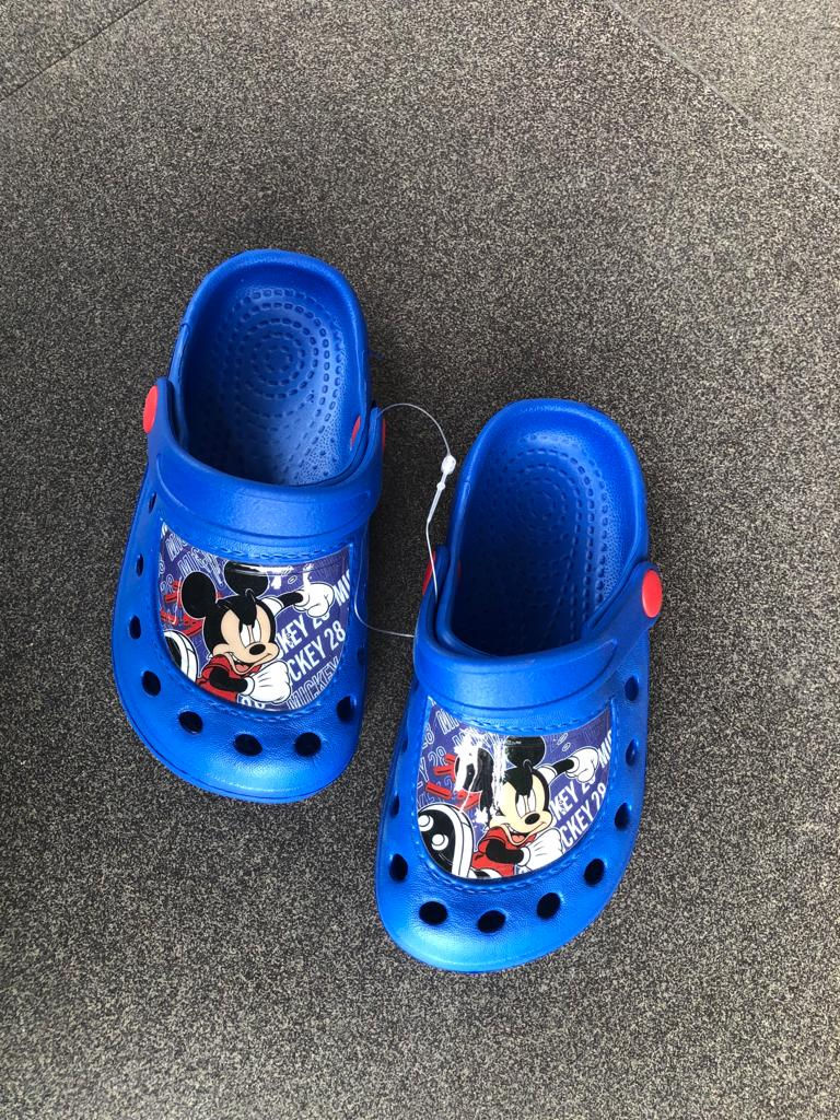 Thumbnail: Mickey Mouse Boys Blue Crocs