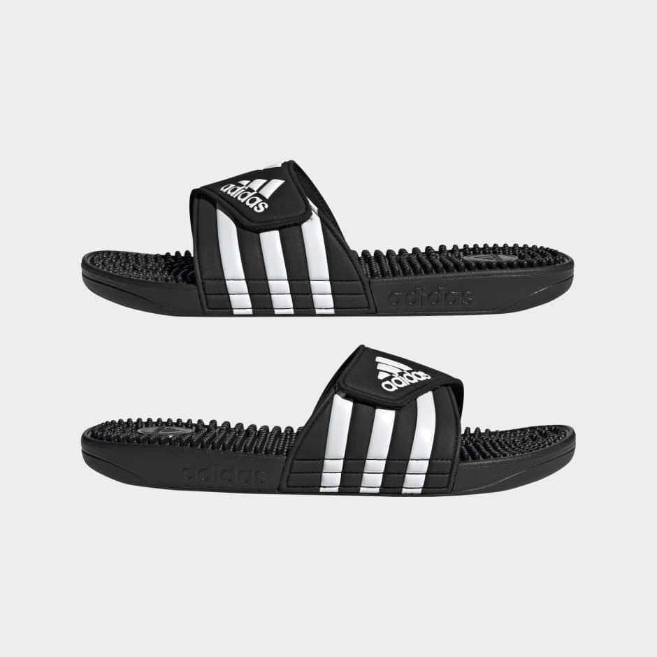 ADIDAS ADISSAGE BLACK/WHITE SLYDES