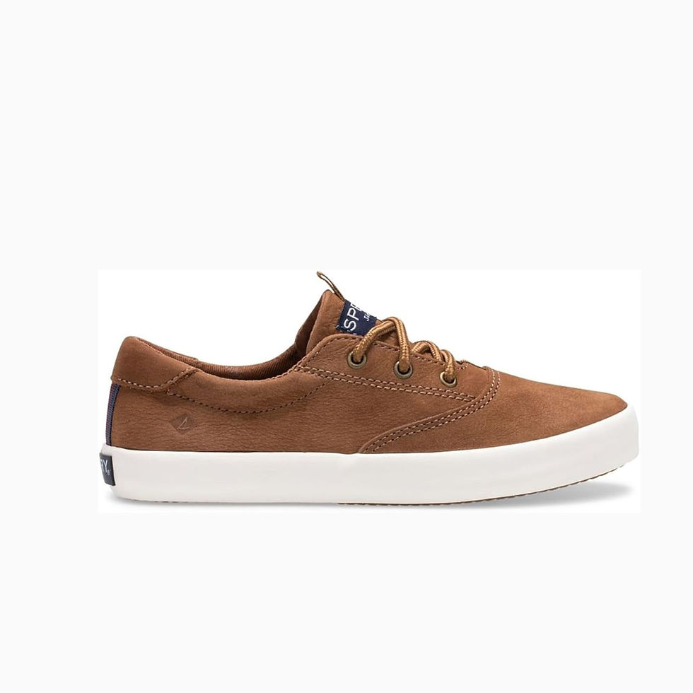 Thumbnail: Sperry Kids Footwear Spinnaker Washable Sneaker,s Tan, 6 US Unisex Big Kid