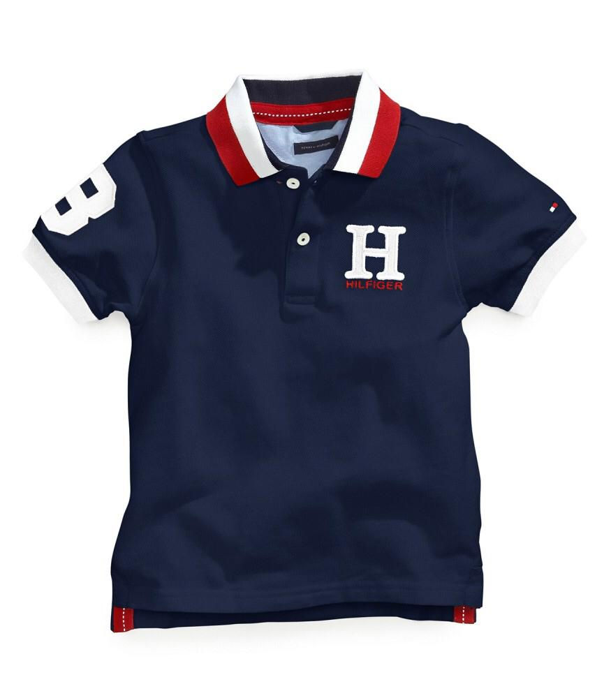 TOMMY HILFIGER BOYS NAVY BLUE TEE