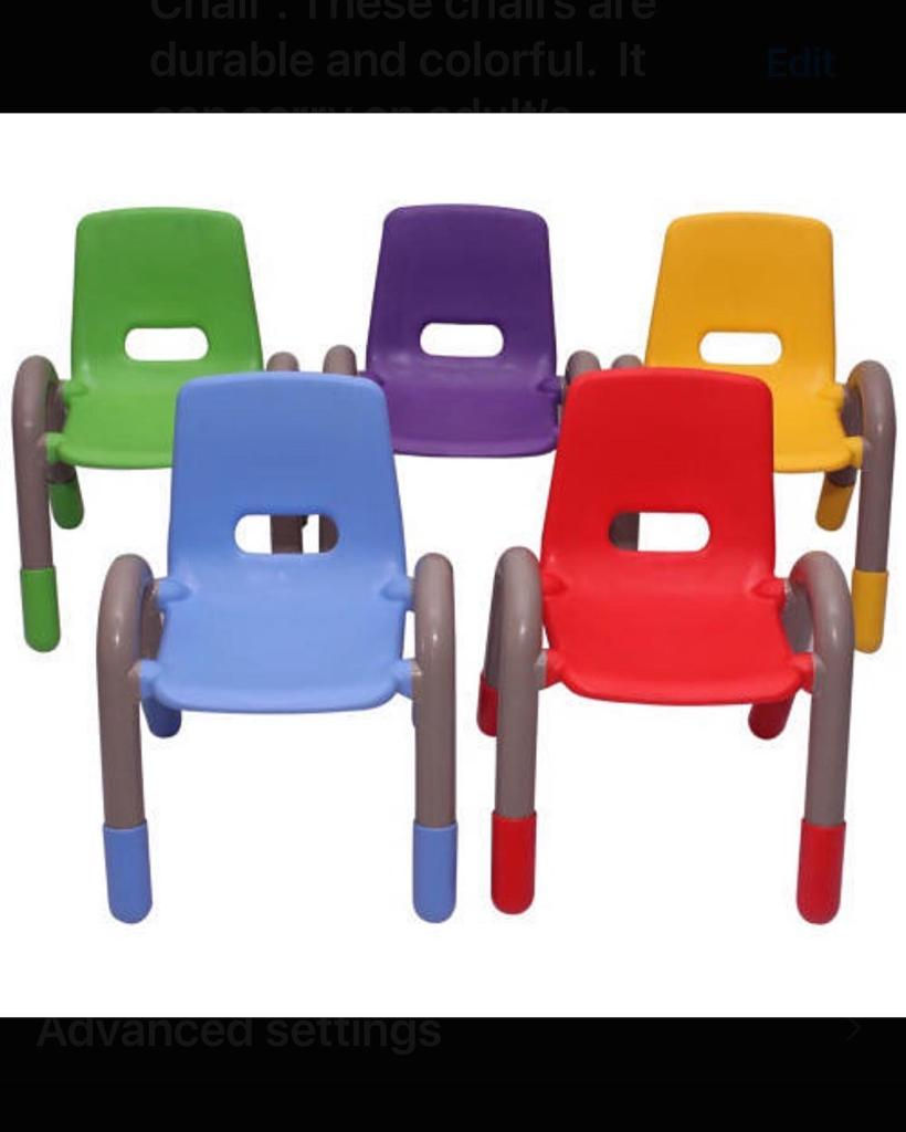 Kids kindergarten Plastic Chairs