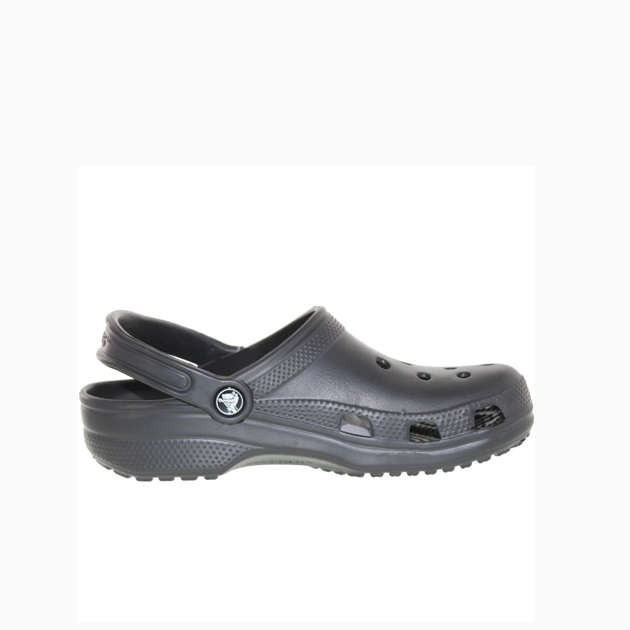 Crocs Men's Classic Black Ankle-High Rubber Sandal