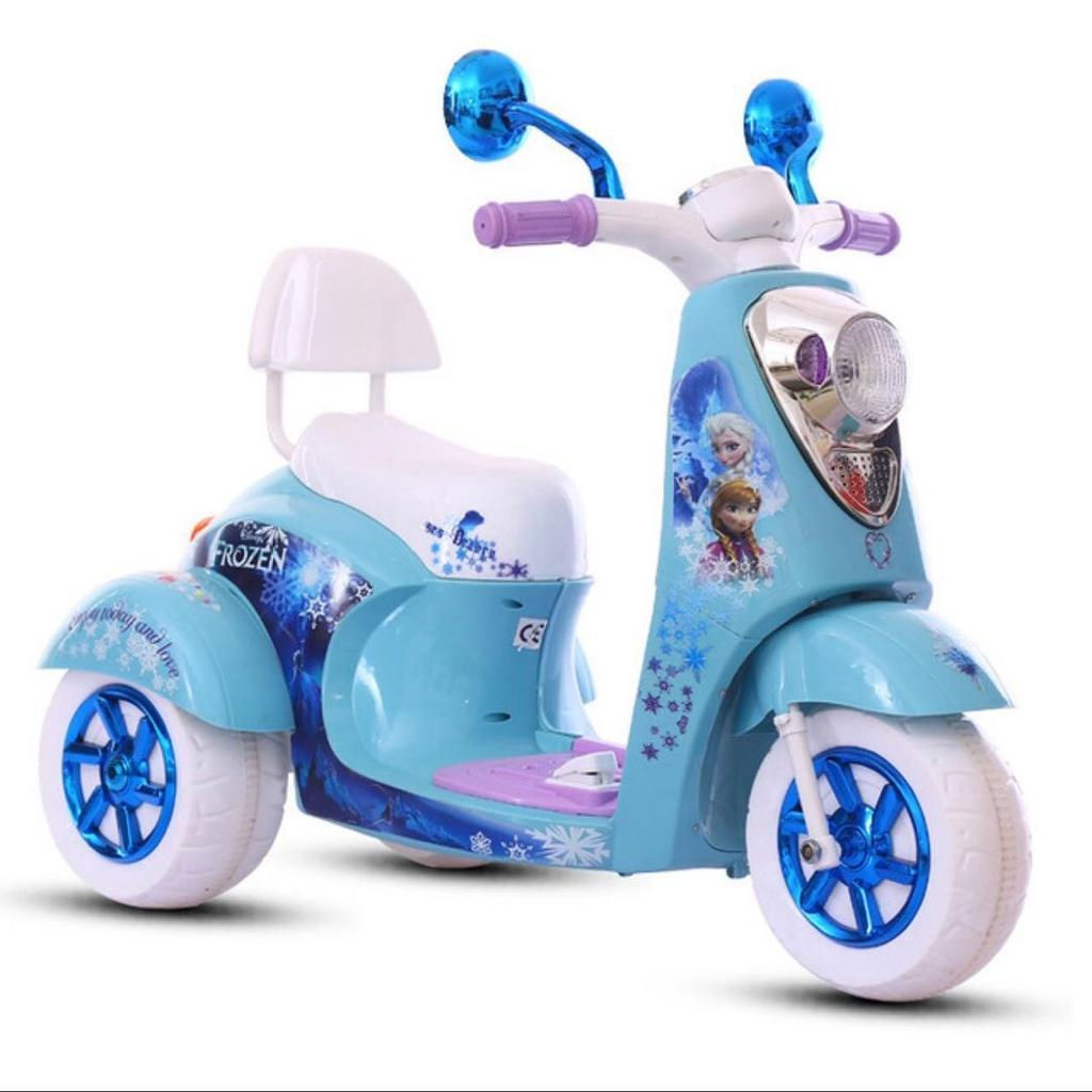 Frozen Children Electronics Battery Operated Ride on Vespa