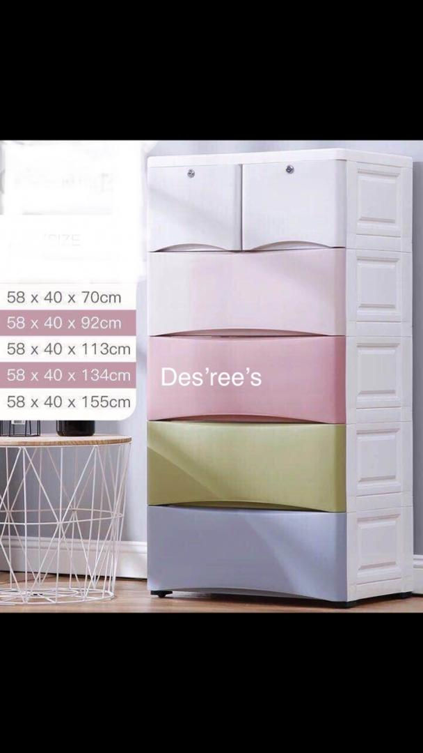 Pastel Shades Chest of Drawer
