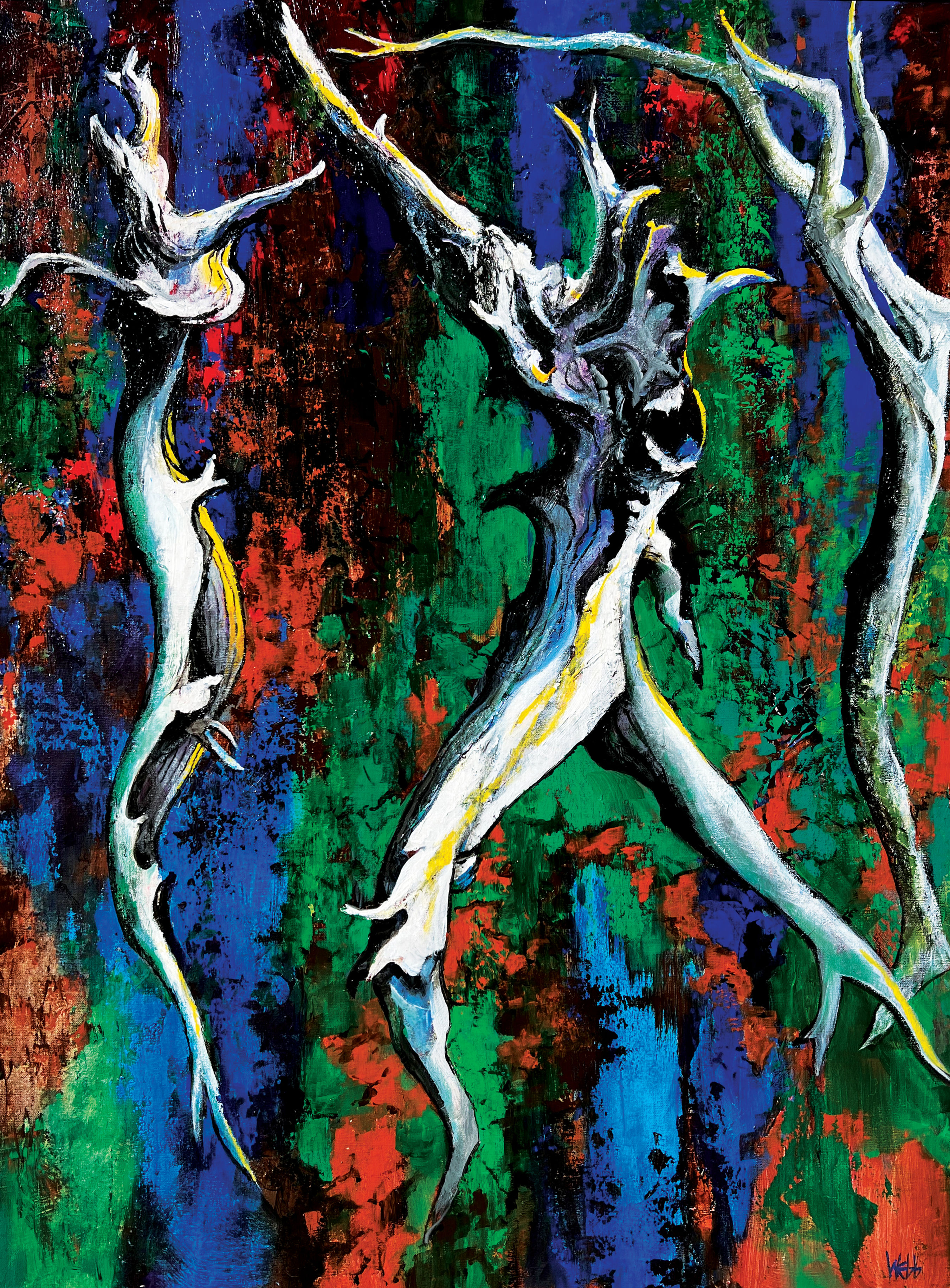 Kenneth Webb, Danse, Contemporary Irish Painting