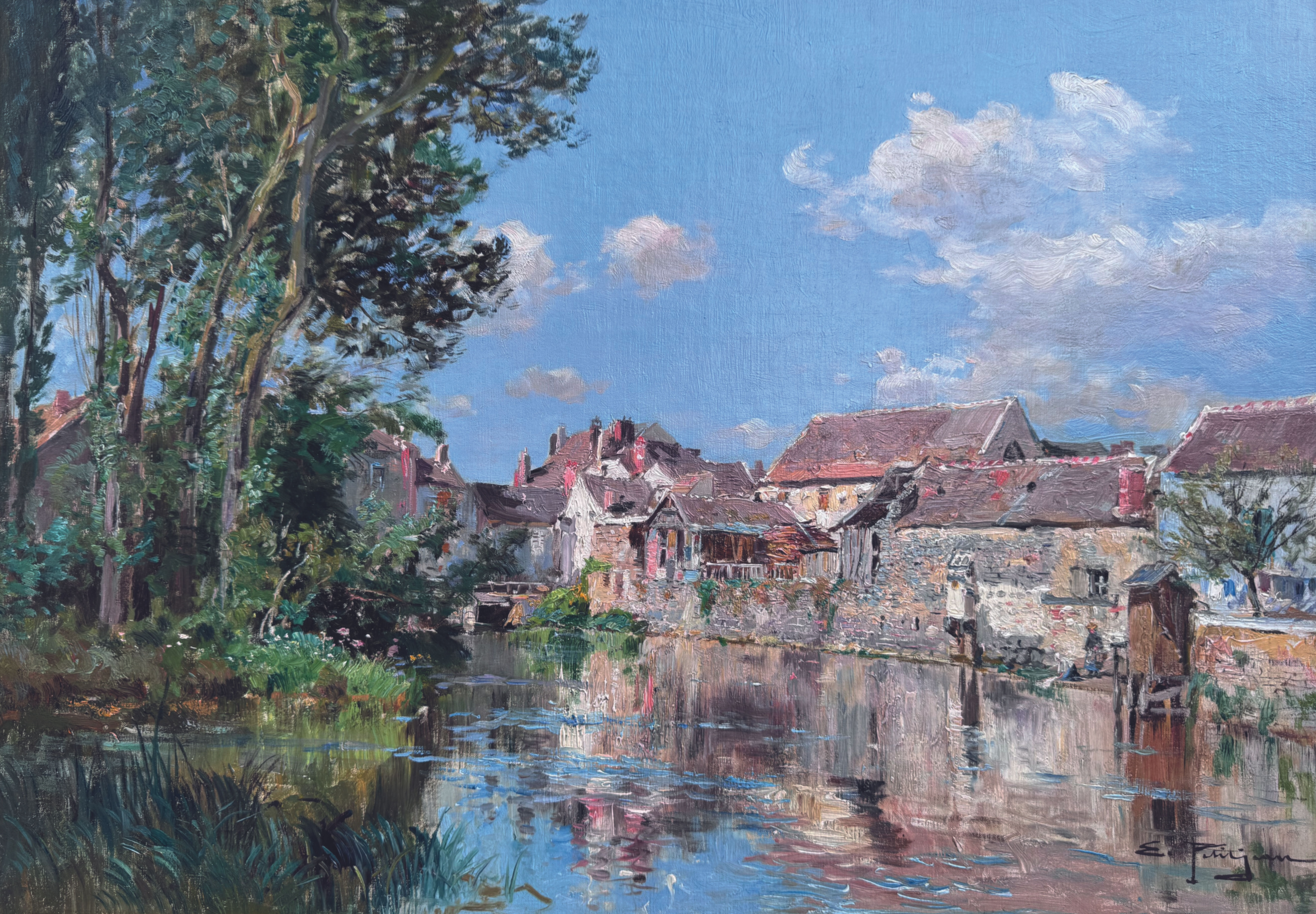 EDMOND MARIE PETITJEAN | Mirrored Reflections