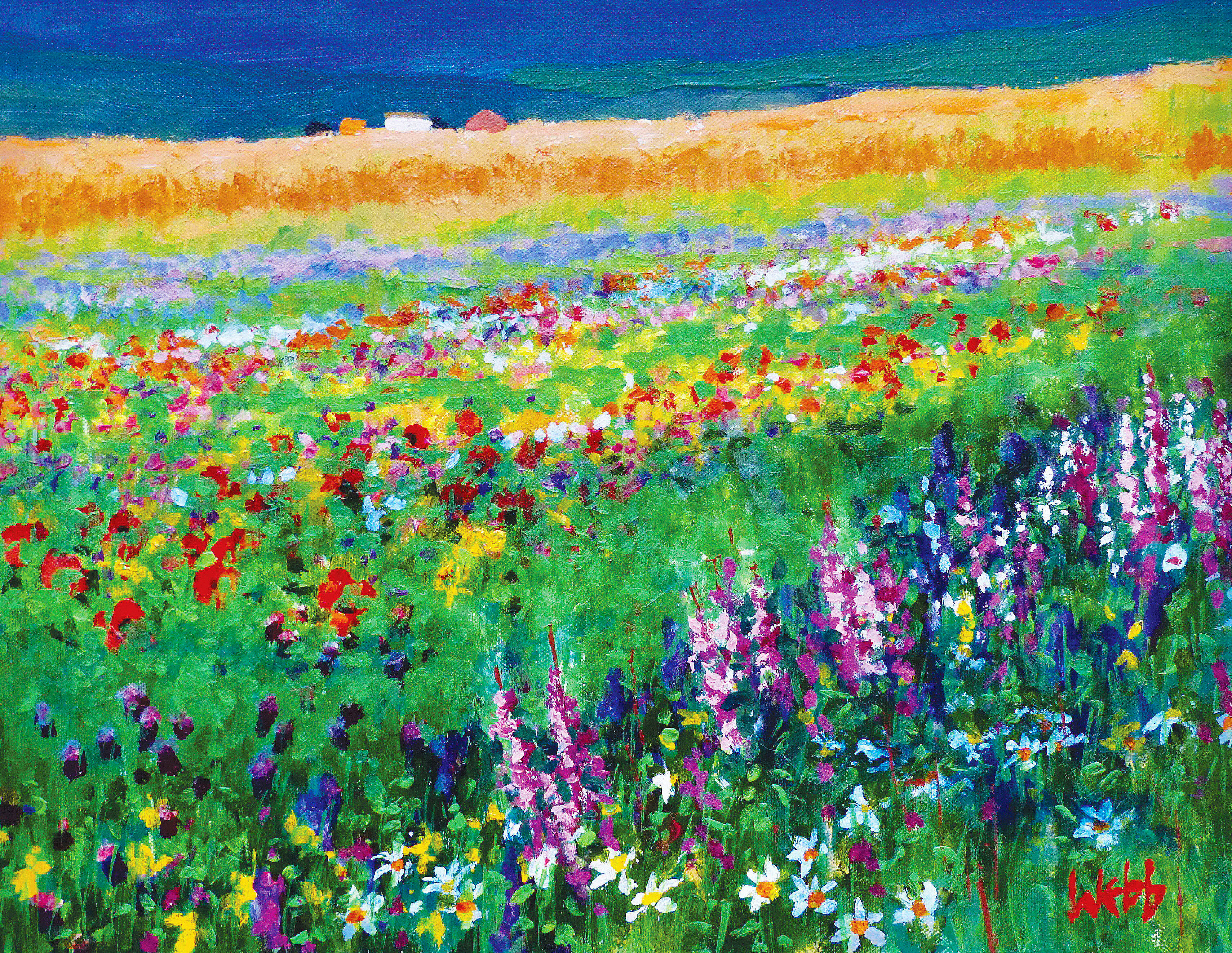 Kenneth Webb, The Fox's Domain, Original Landscape Painting