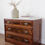 Thumbnail: Antique Eastlake Walnut Dresser with Marble Top – Late 1800s