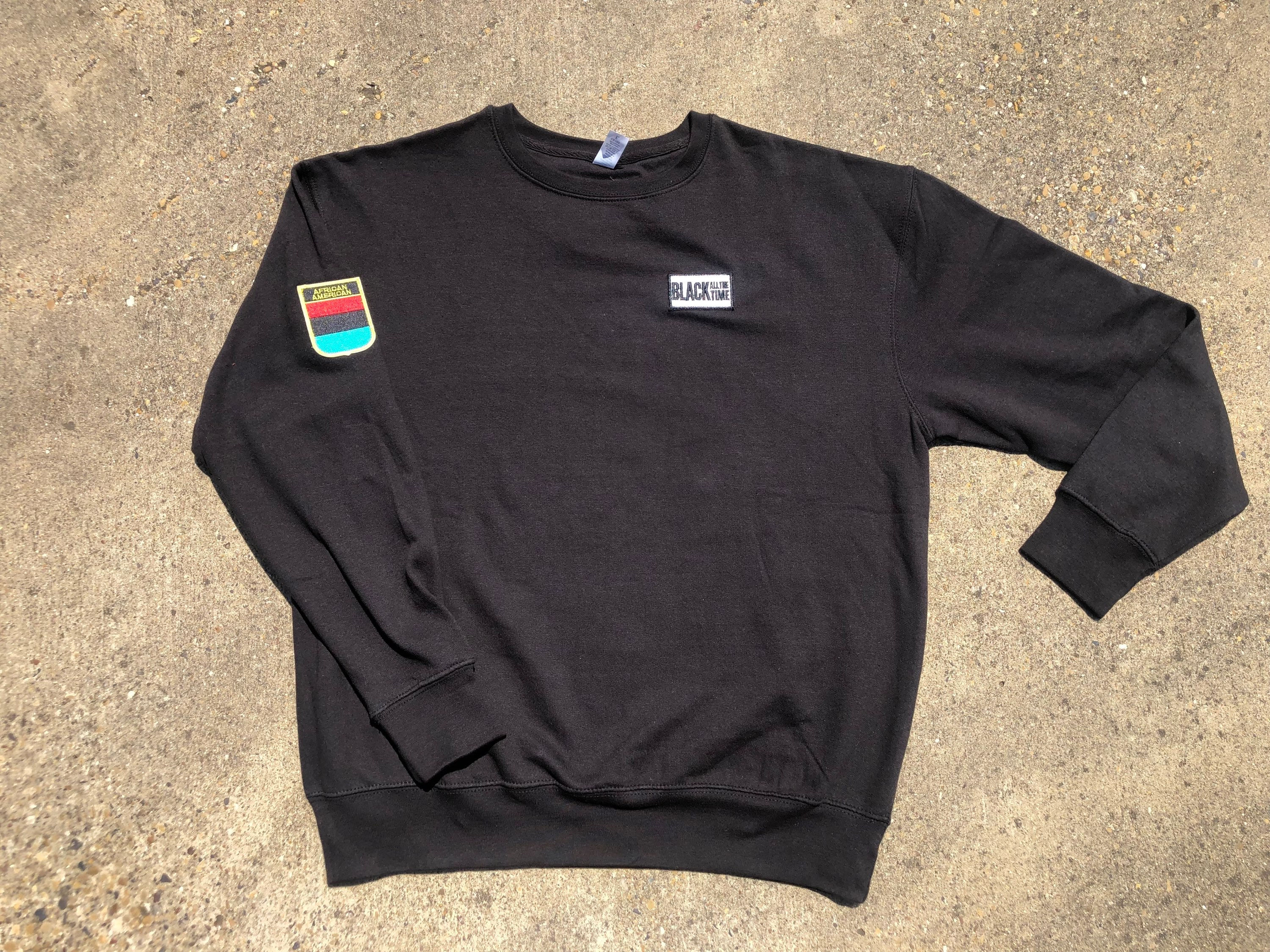 'Black all the Time' Crewneck Sweatshirt 