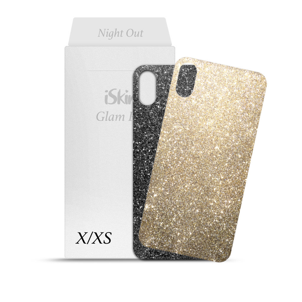 Night Out Glam Pack God and Black for iSkin Claro XS for iPhone X, XS 5.8"