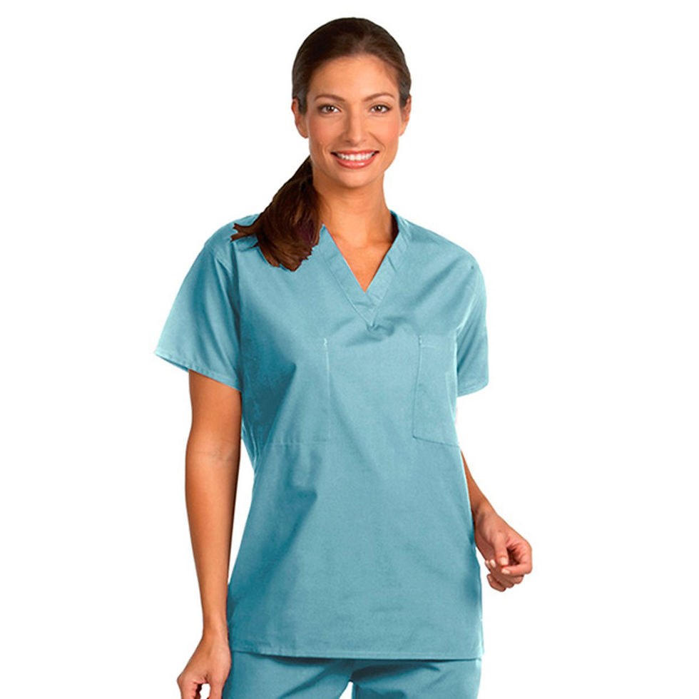 Unisex Surgical Scrub Sets, with Pocket, Misty Green
