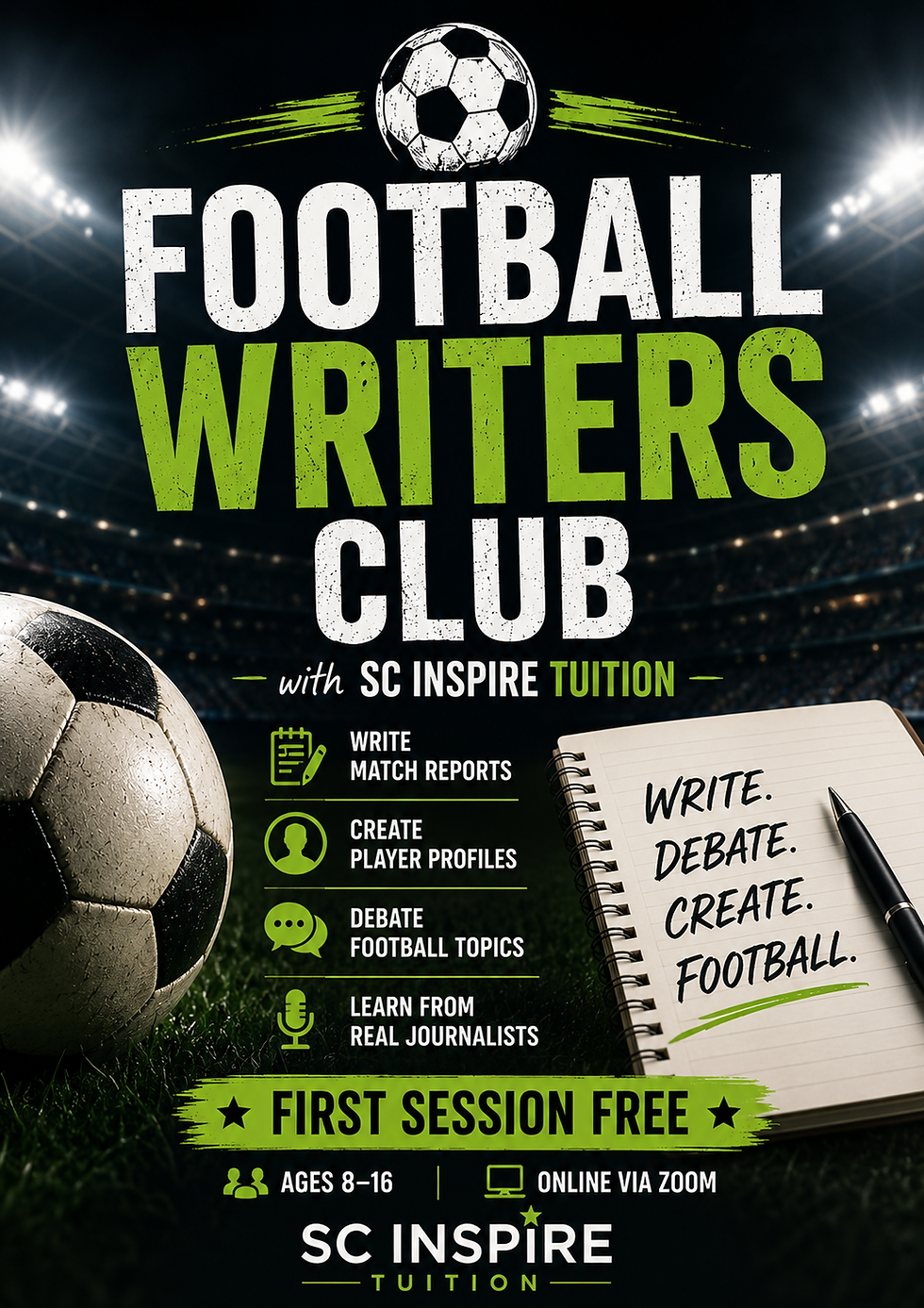 Football Writers Club - And finding your WHY!