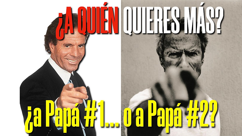 Papi Julio y Papi Clint.