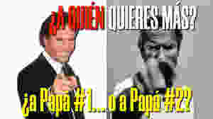 Papi Julio y Papi Clint.