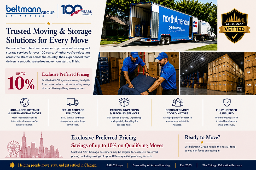 Beltmann Group professional moving and storage in Chicago