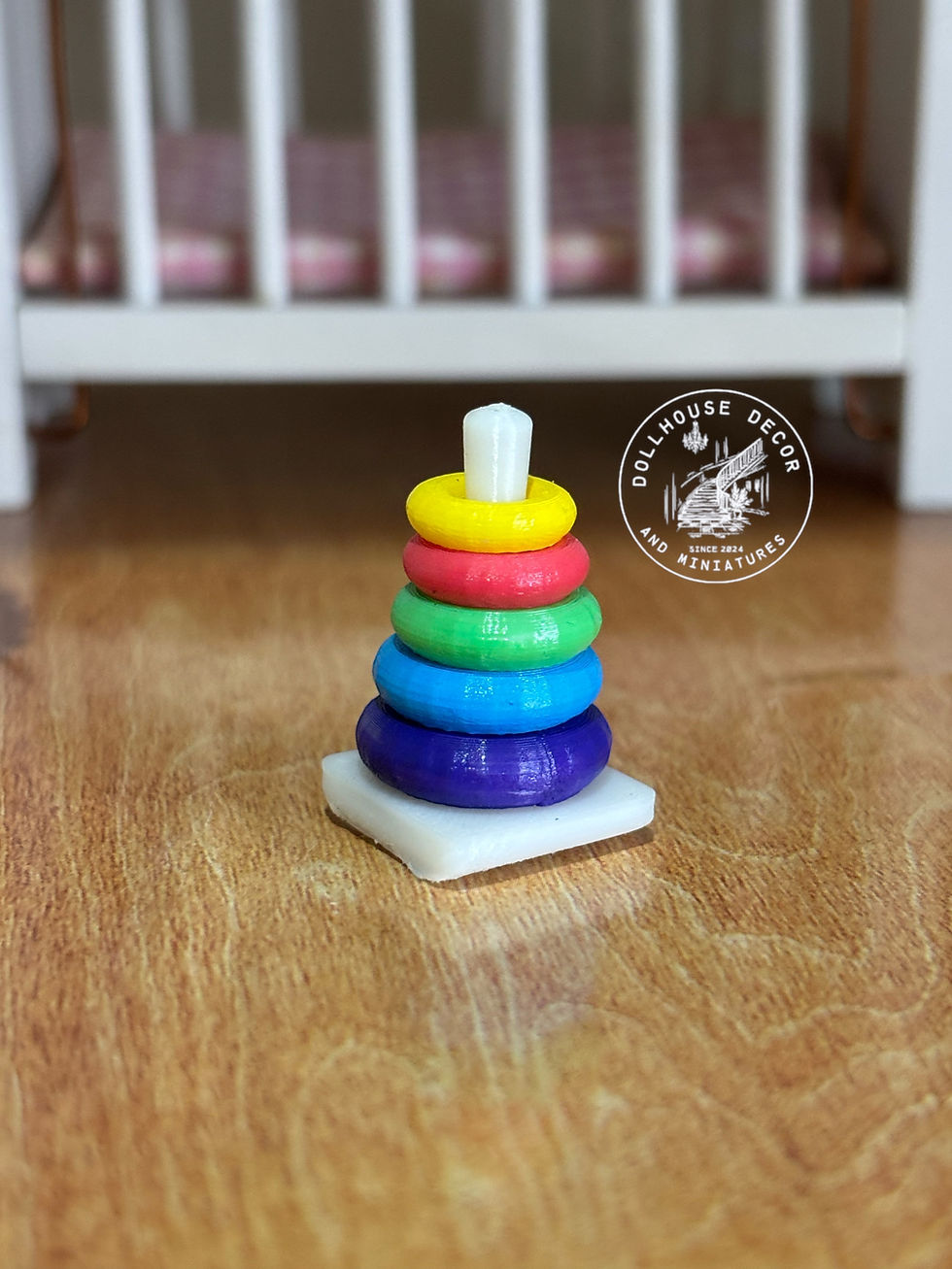 Thumbnail: A close up showing my 3d printed ring stacker
