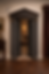 dollhouse doorway with fluted pilasters antique gold trim 1:12 regency architectural feature