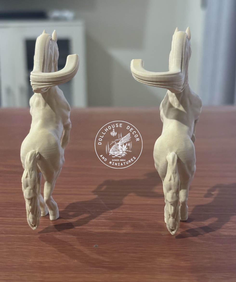 Thumbnail: 1:12 Horse Newel Post