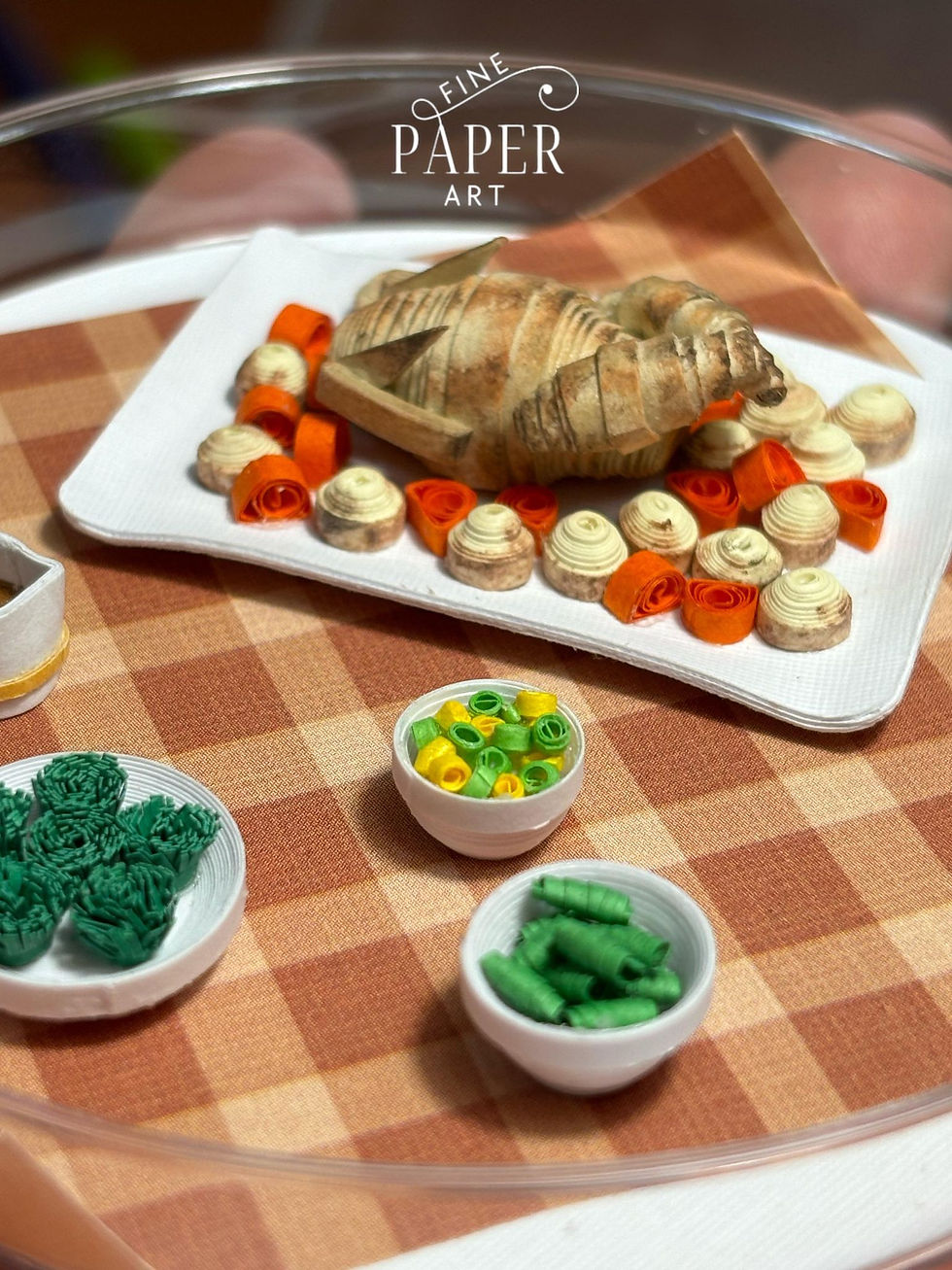 Thumbnail: Close up of Quilled Roast Chicken Dinner