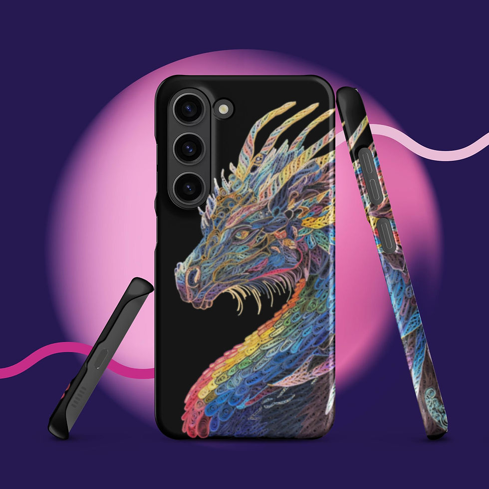 Thumbnail: Snap case for Samsung® Rainbow Dragon
