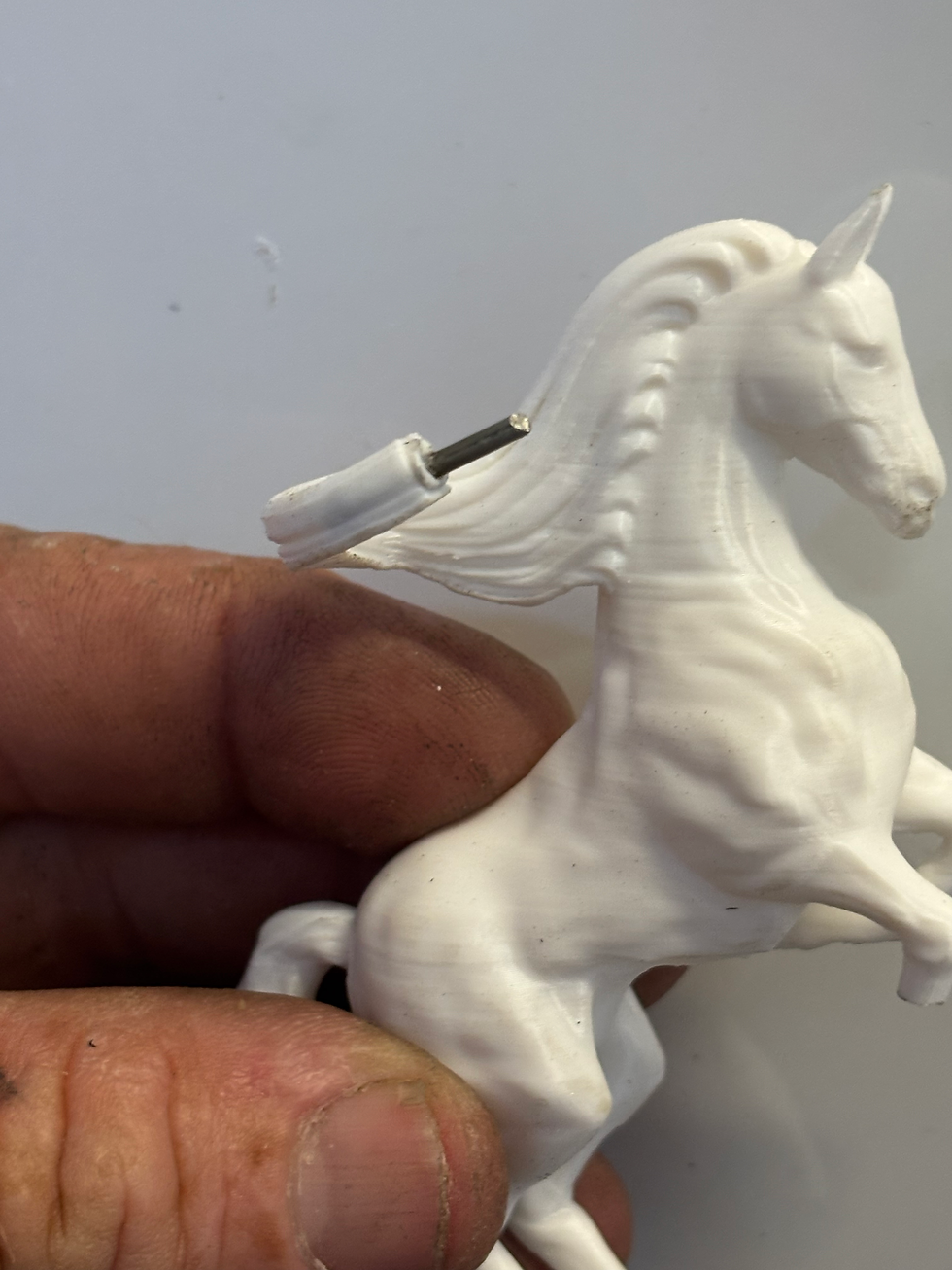 Thumbnail: 1:12 Horse Newel Post
