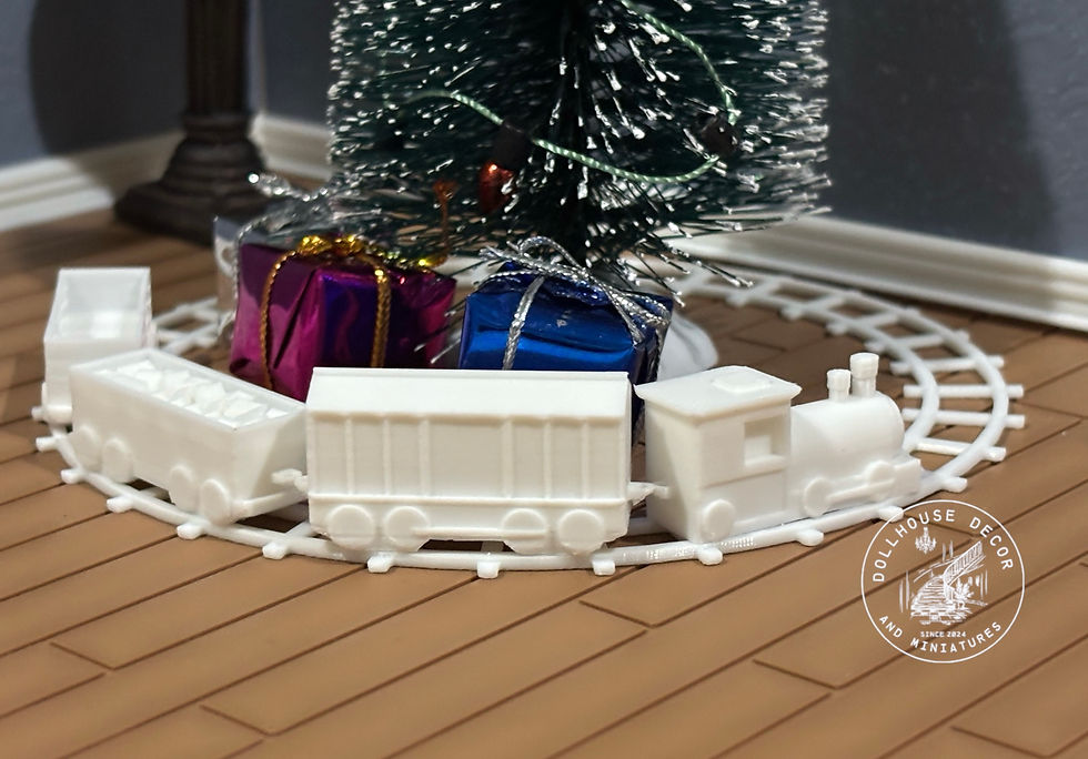 Thumbnail: 1:12 Train set white blank