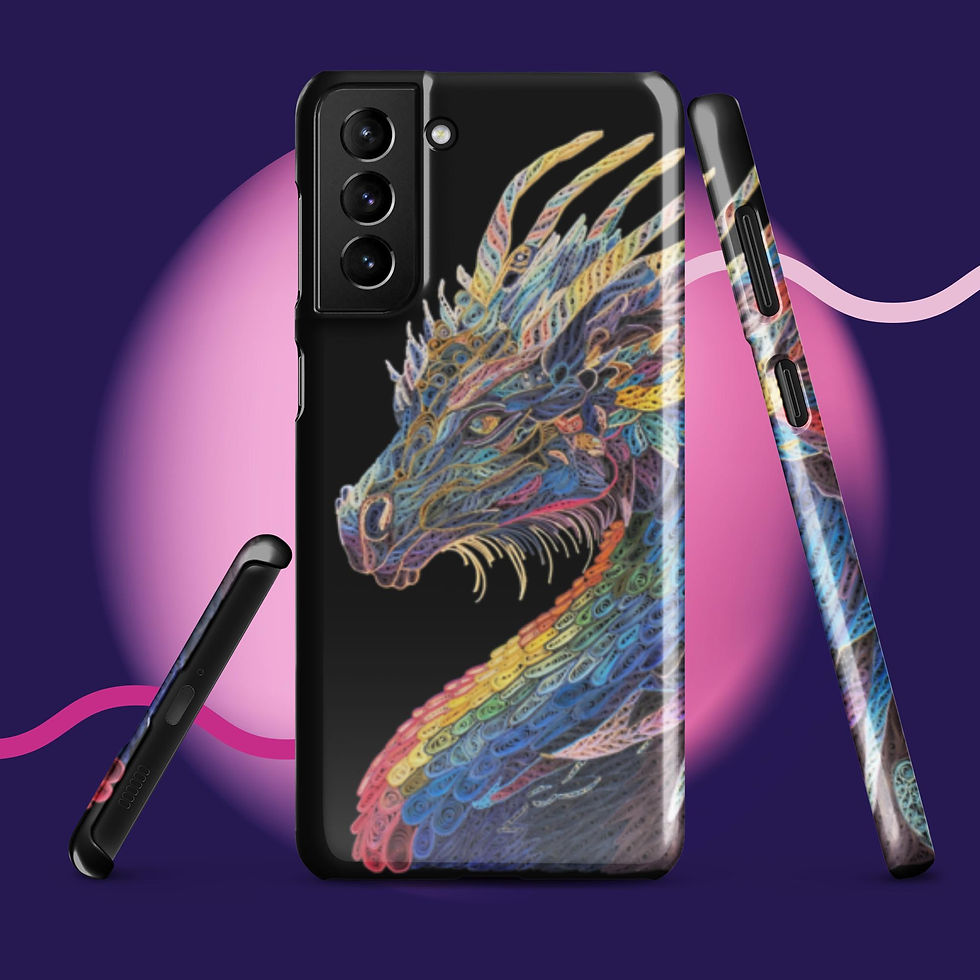 Thumbnail: Snap case for Samsung® Rainbow Dragon