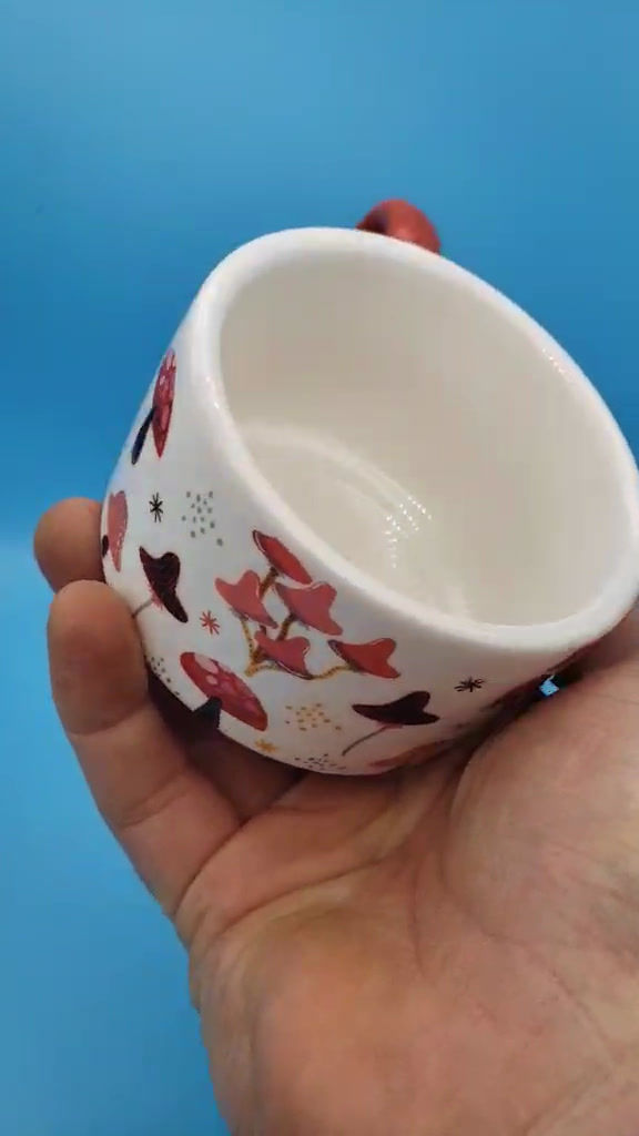 Thumbnail: Ceramic Mushroom Mug New