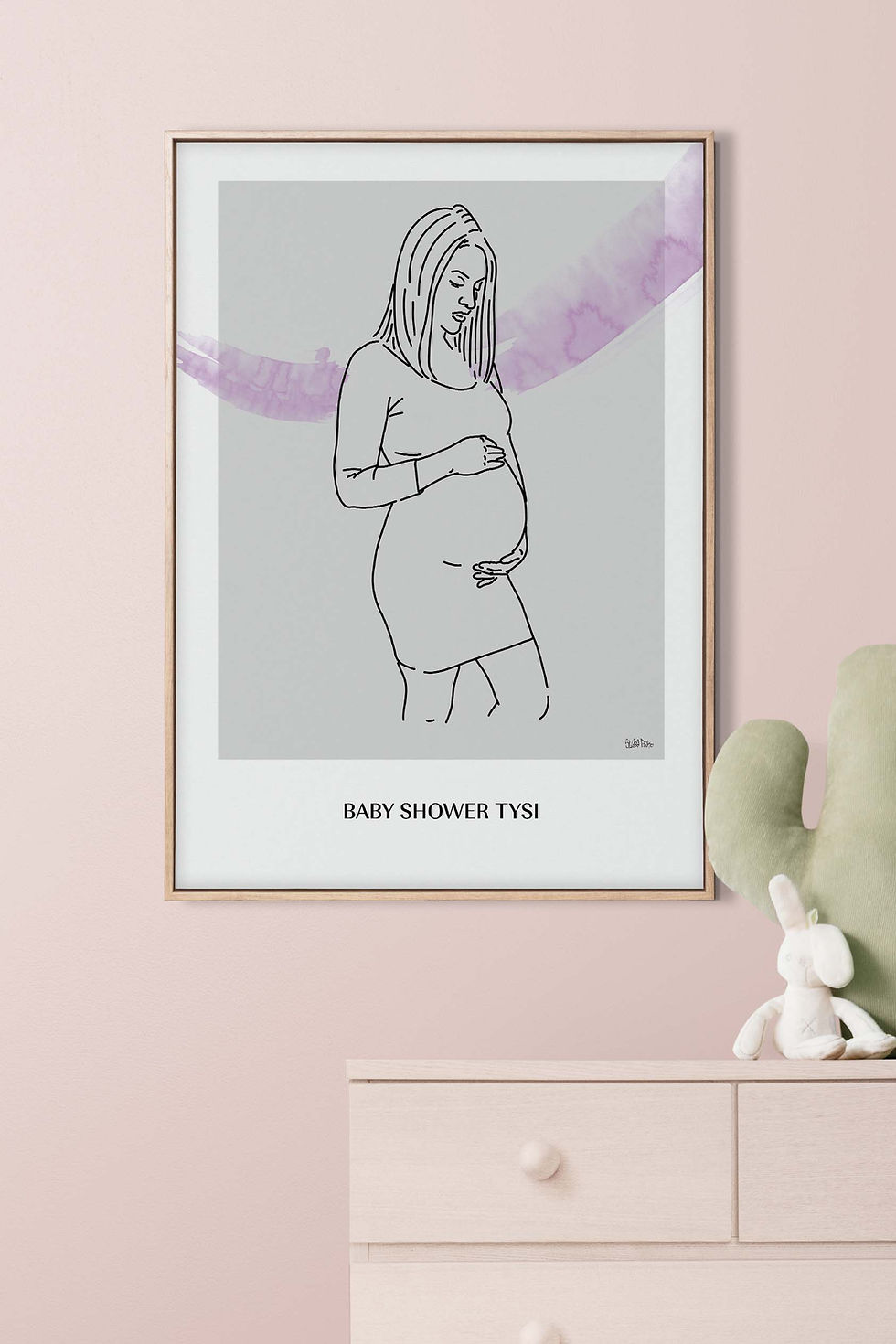 Miniatura: Baby shower poster