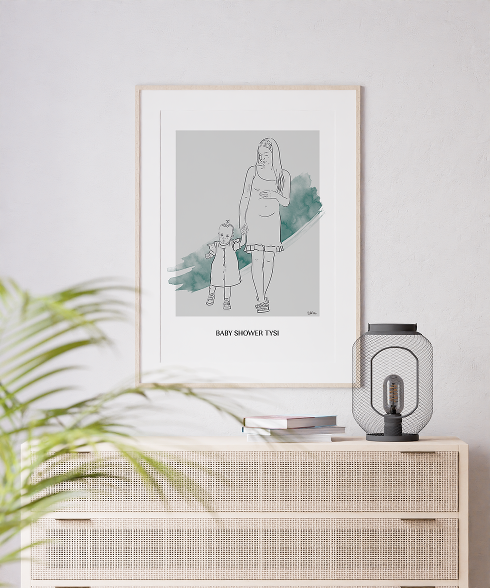 Thumbnail: Baby shower poster