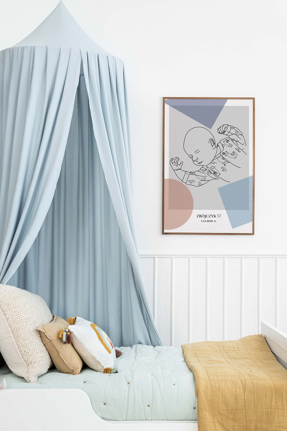 Thumbnail: Colorful birth poster
