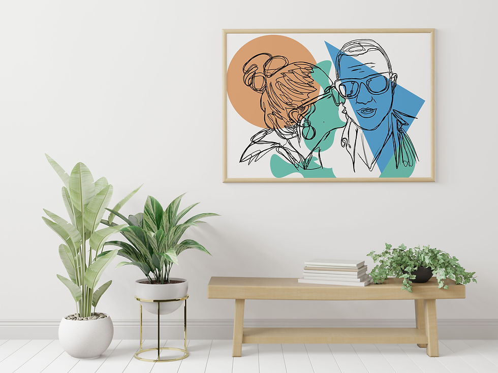 Thumbnail: Colorful couple poster
