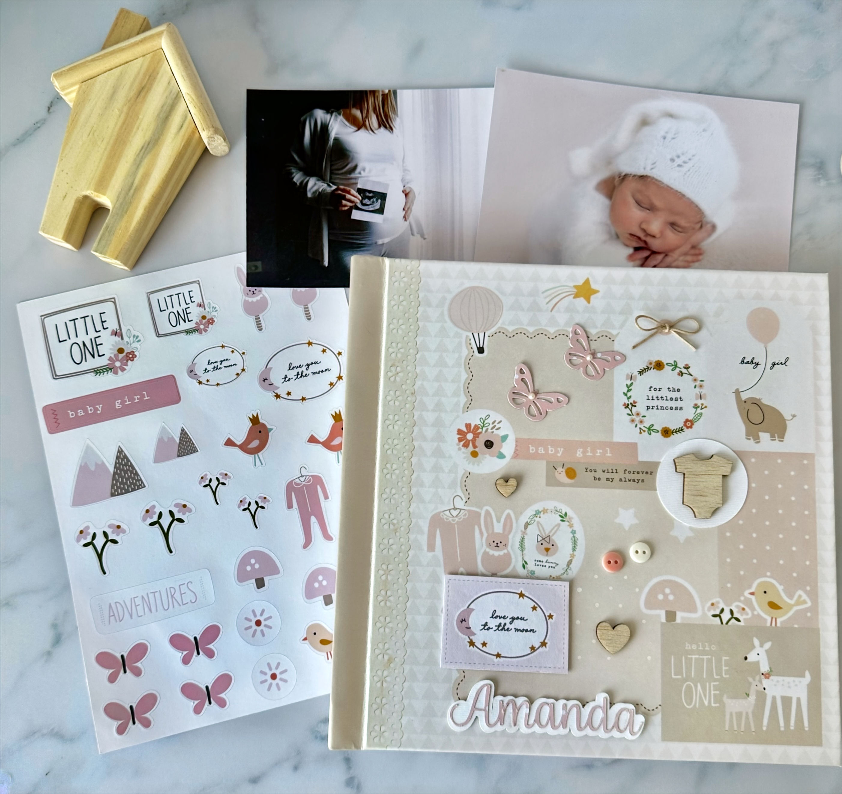 Álbum para  colar  fotos -Capa Impressa -Scrapbook