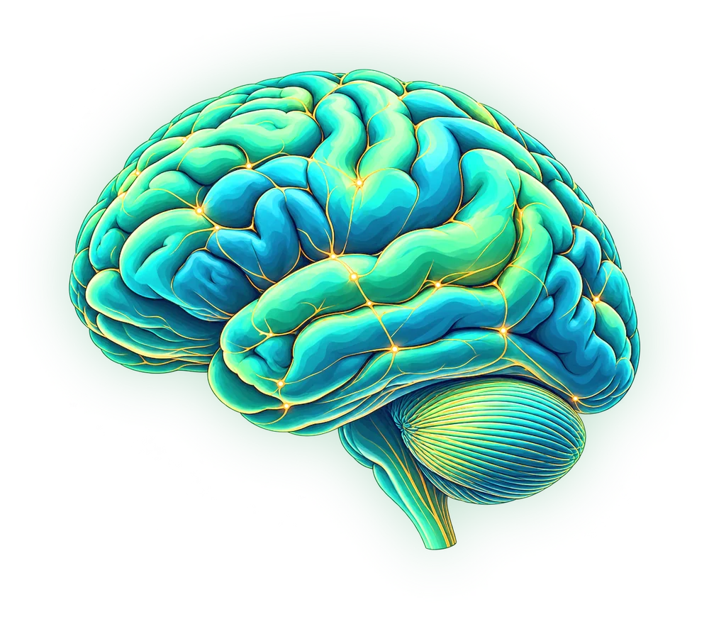 Ilustración del cerebro