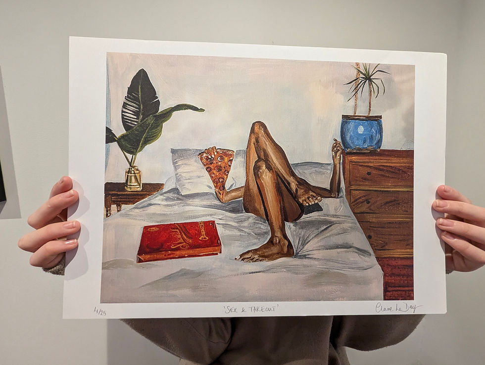 Claire Le Day - Sex and Takeout Ltd Edition Print Signed