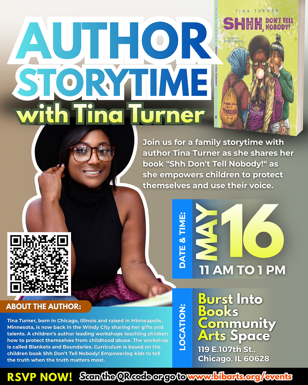 Author Storytime with Tina Turner