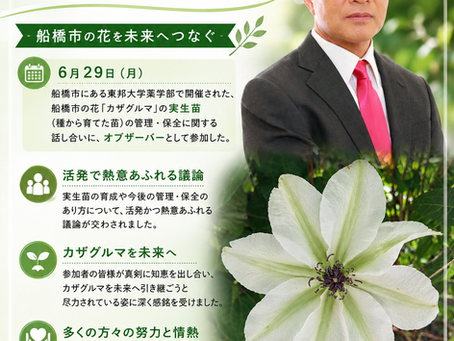 🌿【カザグルマの保全活動に参加】
