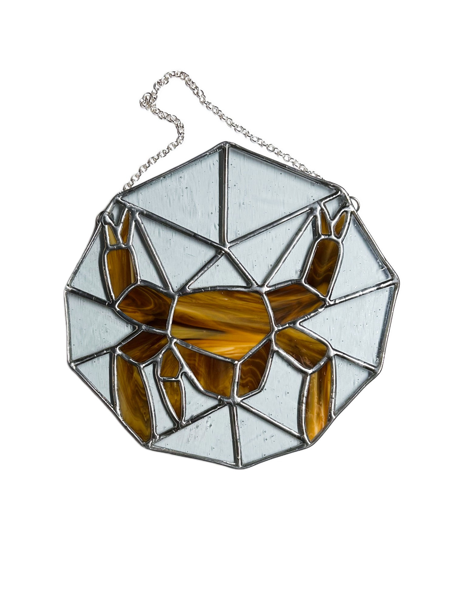 Rocky Stained Glass Suncatcher