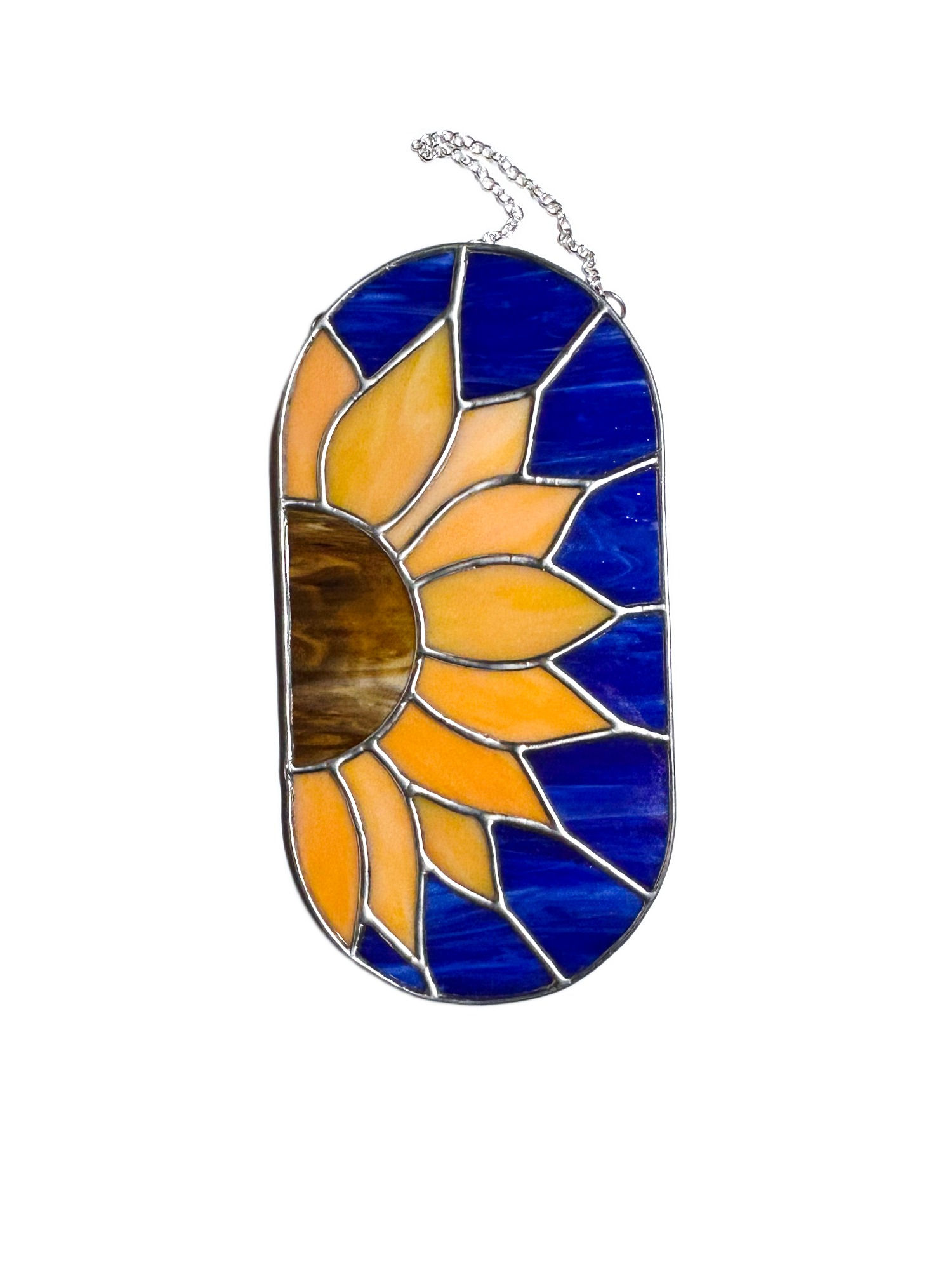 Sunflower Stained Glass Suncatcher