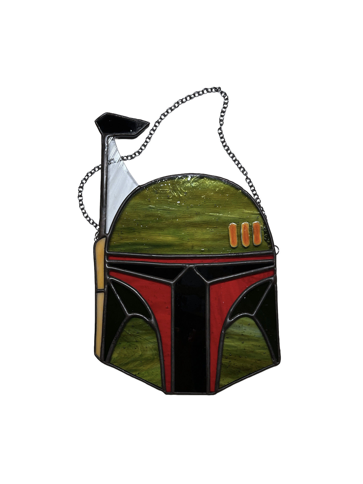 Boba Fett Stained Glass Suncatcher